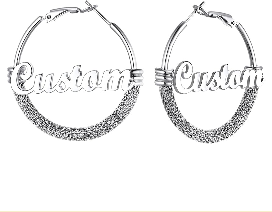 PROSTEEL 30/40/60/80/100mm Chunky Hoop Earrings For Women Gold Plated/Black Stainless Steel Hoops Earrings Statement Jewelry
