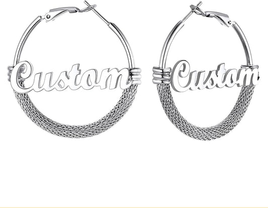 PROSTEEL 30/40/60/80/100mm Chunky Hoop Earrings For Women Gold Plated/Black Stainless Steel Hoops Earrings Statement Jewelry