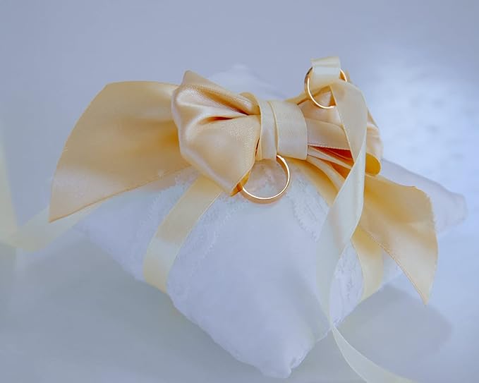 LEEQE Double Face Light Orange Satin Ribbon 1-1/2 inch X 50 Yards Polyester Light Orange Ribbon for Gift Wrapping Very Suitable for Weddings Party Hair Bow Invitation Decorations and More