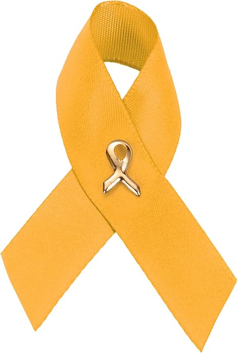1/2/5/10/25/50/100pcs Satin Awareness Ribbon Pins (Pick your color), for Cancer & Disease Awareness, Bulk Quantities for Fundraising, Events, Gift Giving
