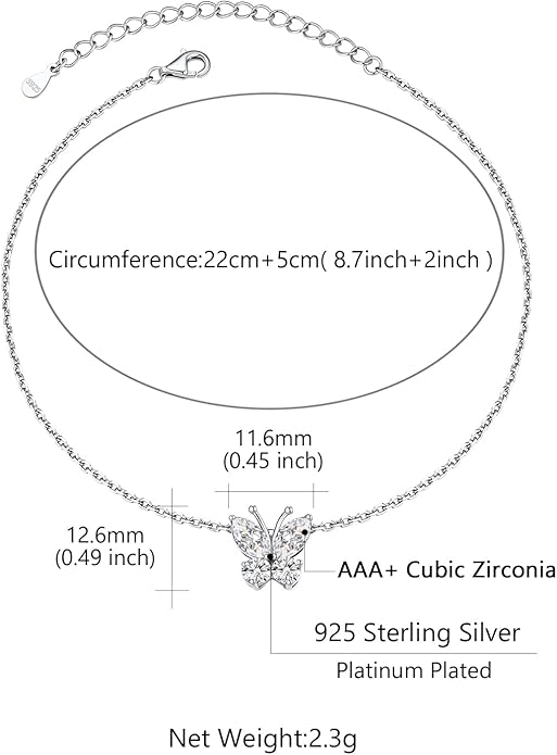 Custom4U Personalized Infinity Ankle Bracelets for Women 925 Sterling Silver Anklet Bracelet Endless Love Symbol Birthstone Charm Adjustable Foot Chain Jewelry Mothers Day Gifts for Mom Wife Women Her