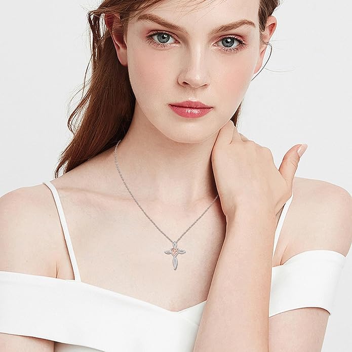 Mother's Day Necklace Gifts 925 Sterling Silver Mom/Wife/Grandma/Nana/Family I Love You Mom Necklace for Women Jewelry Birthday Gifts for Couple