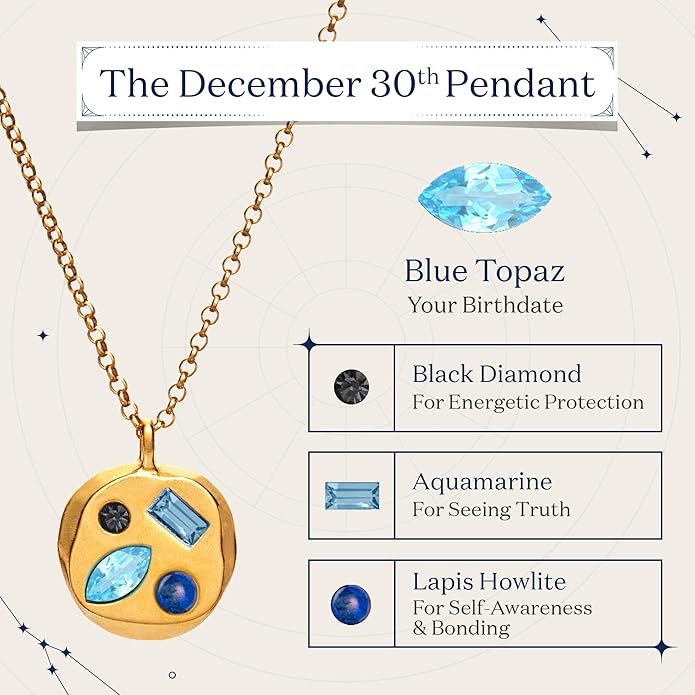 Birthdate 14k Gold Necklace for Women - 16-20in Adjustable 14 Karat Gold Chain with Lobster Clasp - Cadenas de Oro 14k Puro Para Mujer, Ladies Jewelry Birthstone