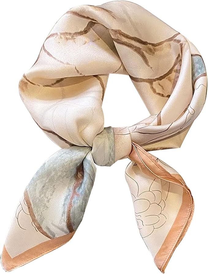 Hioyiwse Satin Bandanas Head Scarf For Women Hair Scarves Accessories Lightweight Fashion Wrap Neck Silk Sleeping Headscarf