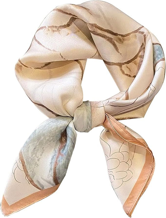 Hioyiwse Satin Bandanas Head Scarf For Women Hair Scarves Accessories Lightweight Fashion Wrap Neck Silk Sleeping Headscarf