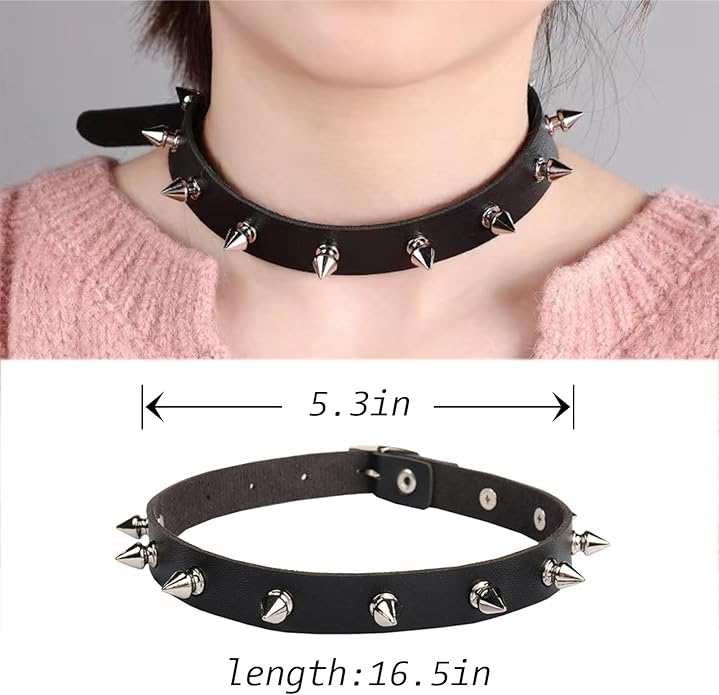 4 Pcs Choker Necklace For Women Black Adjustable Layered Velvet Leather Lace Collar Necklace Goth Jewelry Gifts