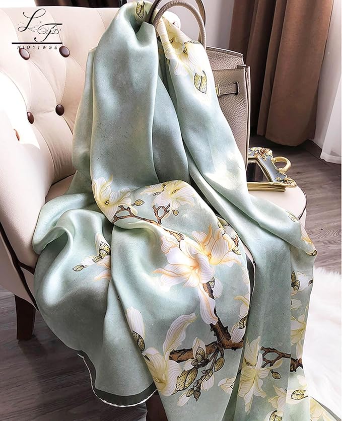 Hioyiwse Shawl Scarf For Women Lightweight Scarves Floral Pattern Formal Evening Dressesformal Shawl Summer Wraps