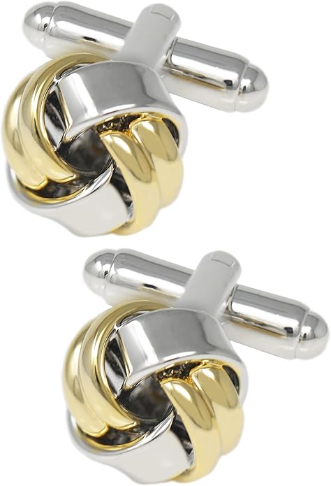 MENDEPOT Men Formal Wear Dress Shirt Cufflinks And Studs Set With Box Wedding Groom Groomsmen Gift