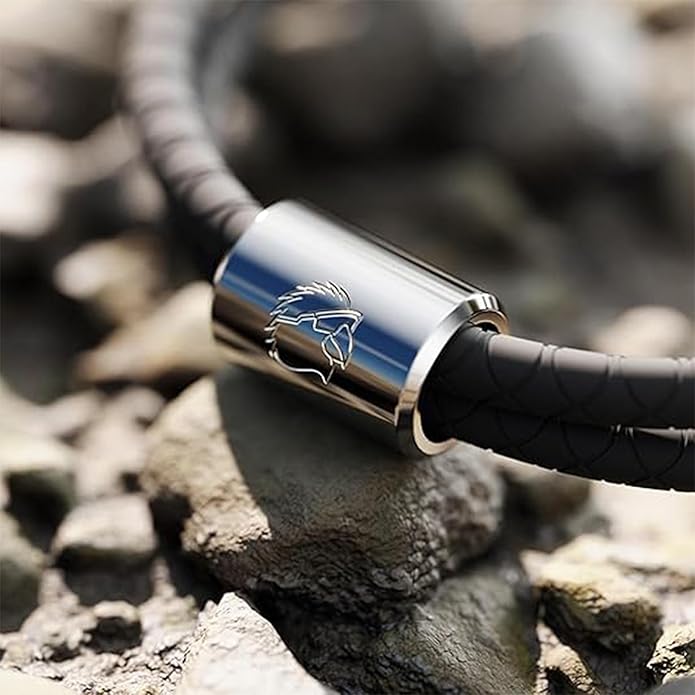 Rowdy Parrot The Driftwood FlexTech Adjustable Silicone Rope Bracelet: Waterproof, Sweatproof, Sunproof, Minimalist Surf, Golf Jewelry for Men - One Size Fits All