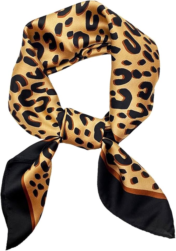 Hioyiwse Satin Bandanas Head Scarf For Women Hair Scarves Accessories Lightweight Fashion Wrap Neck Silk Sleeping Headscarf