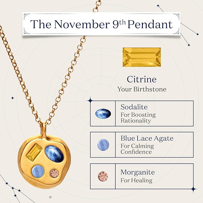 Birthdate 14k Gold Necklace for Women - 16-20in Adjustable 14 Karat Gold Chain with Lobster Clasp - Cadenas de Oro 14k Puro Para Mujer, Ladies Jewelry Birthstone
