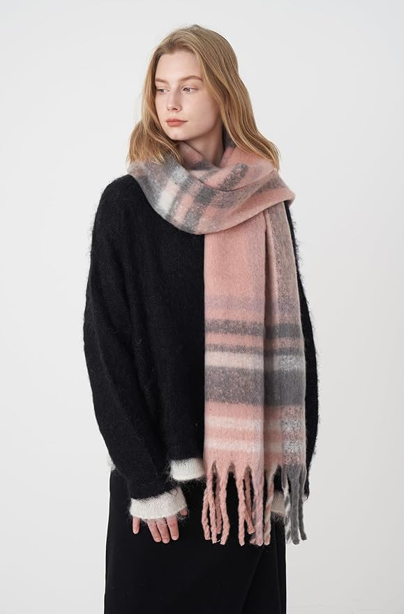 Halemet Vintage Scarfs for Women Warm Shawls and Wraps for Evening Dresses Soft Poncho Coat Thick Cardigan Wrap Cozy 2026