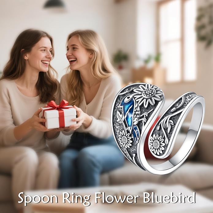 Spoon Ring Sterling Silver Vintage Spoon Ring Jewelry Gifts for Women