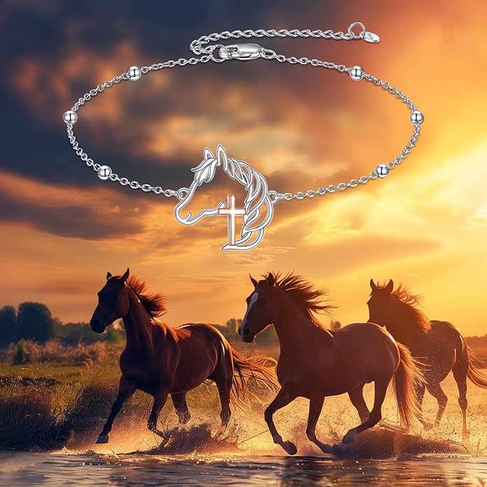 Animal Bracelet for Women 925 Sterling Silver Cat/Dolphin/Turtle/Horse Bracelet Jewelry Gifts