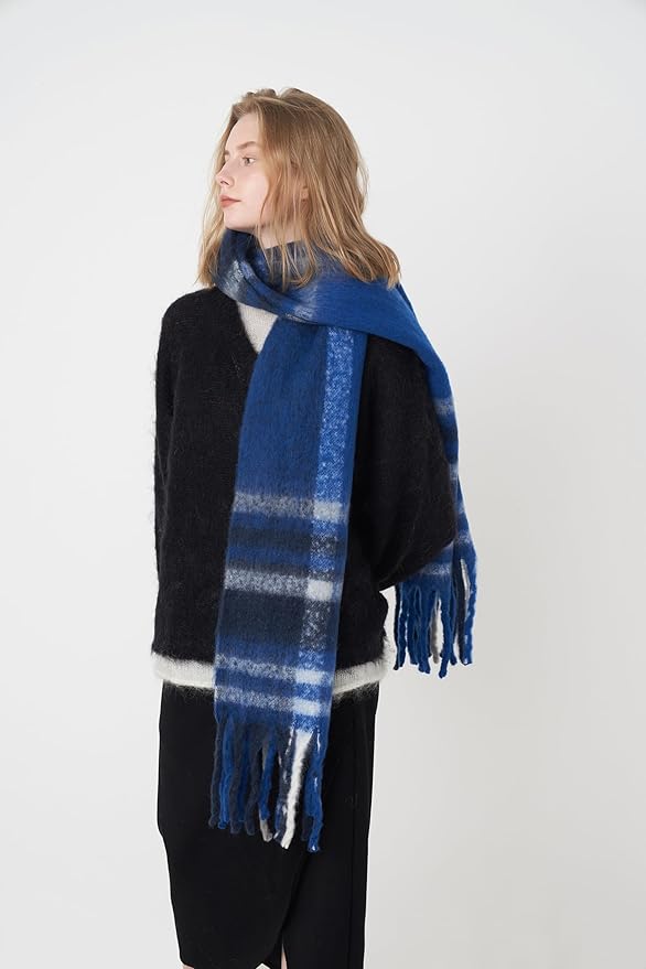 Halemet Vintage Scarfs for Women Warm Shawls and Wraps for Evening Dresses Soft Poncho Coat Thick Cardigan Wrap Cozy 2026