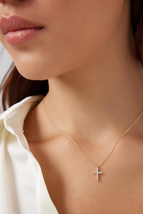 Gold Necklace for Women-14k Gold Plated Infinity Necklace Star Of David Necklace Evil Eye Cross Pendants Heart Dainty Gold Necklace For Women