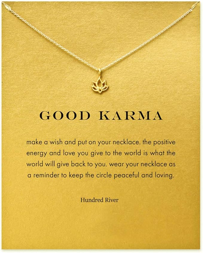Hundred River Friendship Anchor Compass Necklace Good Luck Elephant Pendant Chain Necklace with Message Card