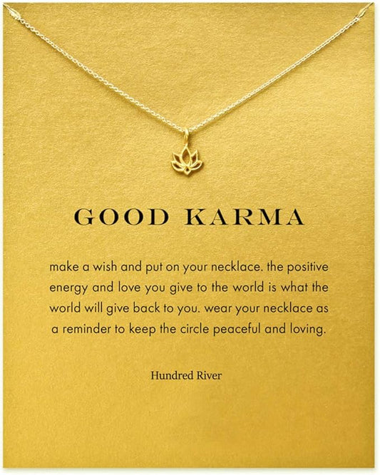 Hundred River Friendship Anchor Compass Necklace Good Luck Elephant Pendant Chain Necklace with Message Card