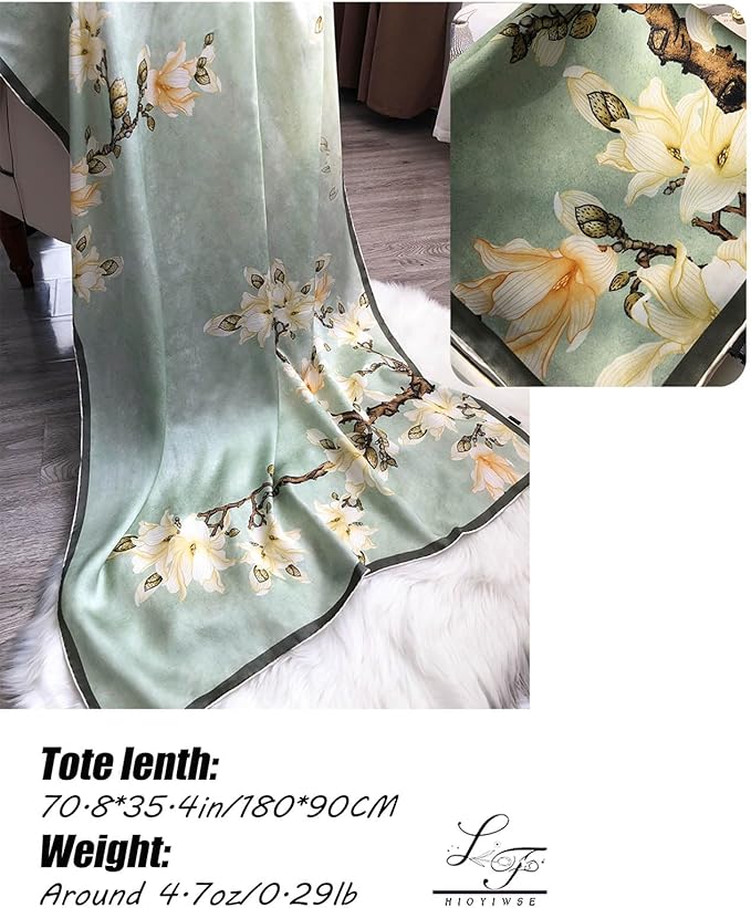 Hioyiwse Shawl Scarf For Women Lightweight Scarves Floral Pattern Formal Evening Dressesformal Shawl Summer Wraps