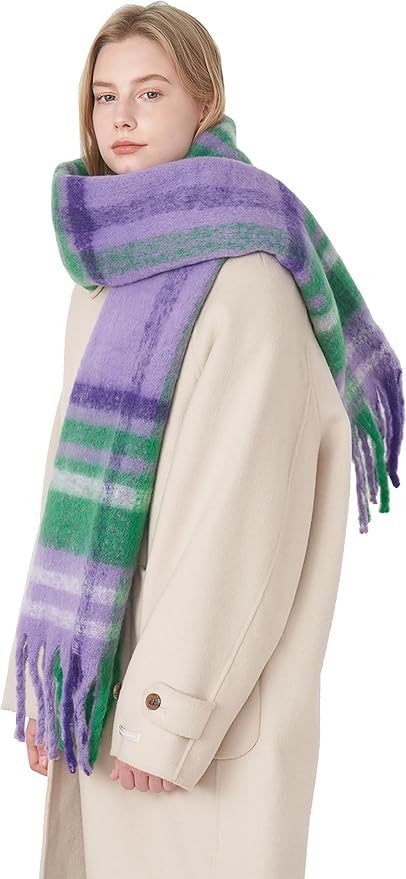 Halemet Vintage Scarfs for Women Warm Shawls and Wraps for Evening Dresses Soft Poncho Coat Thick Cardigan Wrap Cozy 2026
