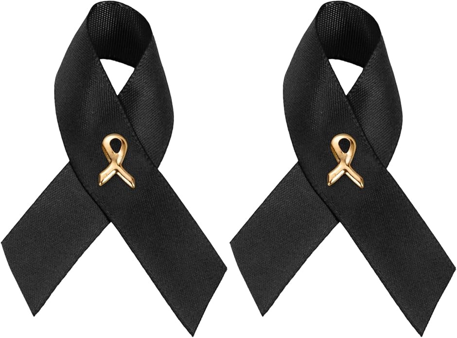1/2/5/10/25/50/100pcs Satin Awareness Ribbon Pins (Pick your color), for Cancer & Disease Awareness, Bulk Quantities for Fundraising, Events, Gift Giving