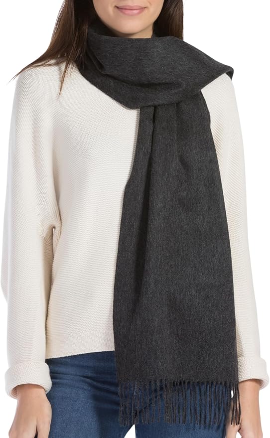 Fishers Finery Women's 100% Pure Cashmere Winter Scarf