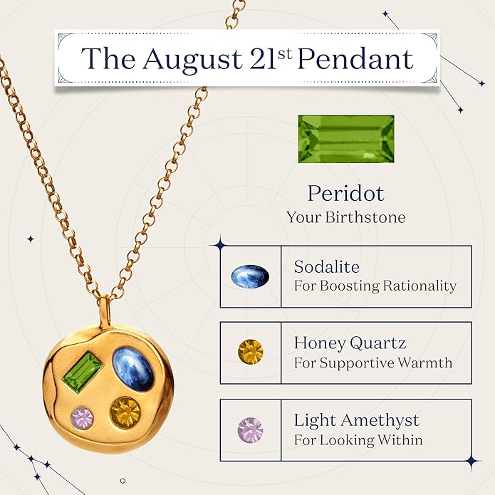 Birthdate 14k Gold Necklace for Women - 16-20in Adjustable 14 Karat Gold Chain with Lobster Clasp - Cadenas de Oro 14k Puro Para Mujer, Ladies Jewelry Birthstone
