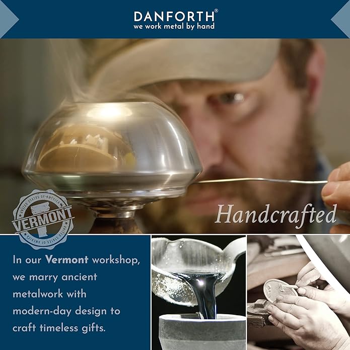 Danforth - Hummingbird Brooch Pin – Handcrafted Pewter Bird Brooch Pins For Women – 2” Wide - Made In USA