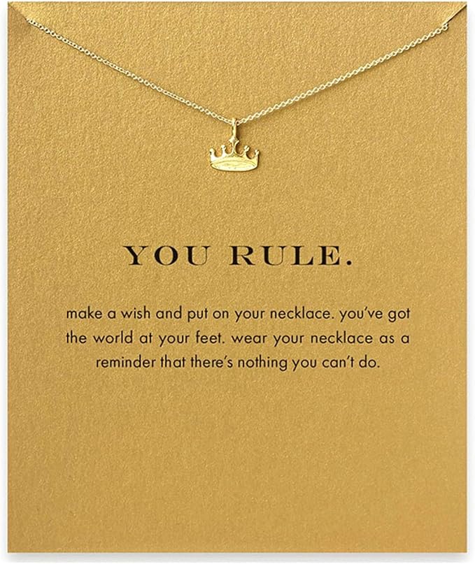 Hundred River Friendship Anchor Compass Necklace Good Luck Elephant Pendant Chain Necklace with Message Card