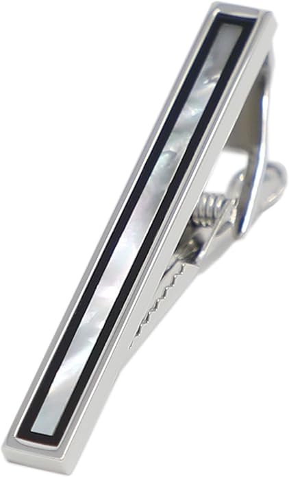MENDEPOT Cufflinks And Tie Clip Set Men Wedding Accessory Gift Father's Day Birthday Cuff Links Tie Bar
