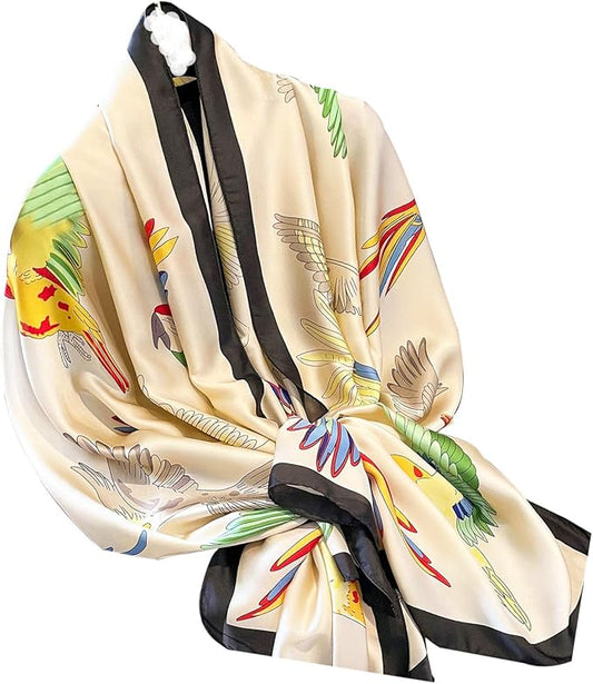 Hioyiwse Shawl Scarf For Women Lightweight Scarves Floral Pattern Formal Evening Dressesformal Shawl Summer Wraps