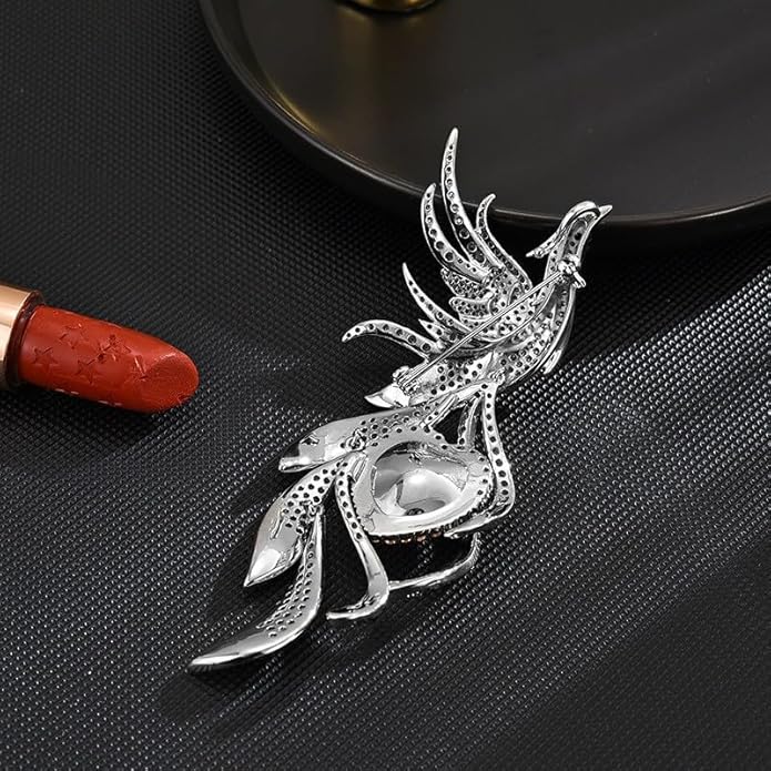 UNVAK Animal Brooches for Women Pearl Rhinestones Animal Brooch Pin Cute Animal Jewelry Gift for Wife Mom Girlfriends