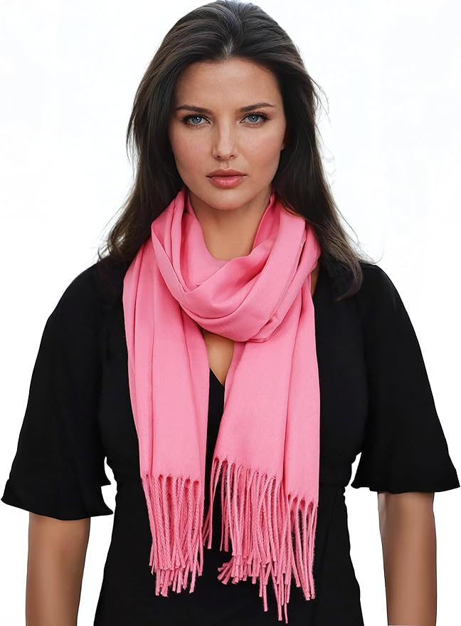 Ocomfly 100% Pashmina Scarf for Women - Premium Womens Scarves - Gift Boxed - Shawls or Wraps - Ultra Soft and Warm