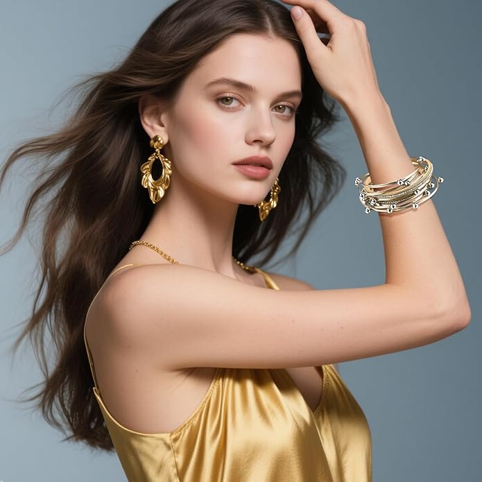 VIBILIA Boho Leather Wrap Bracelets for Women Multi-Layer Bracelets with Strong Clasp Jewelry for Women