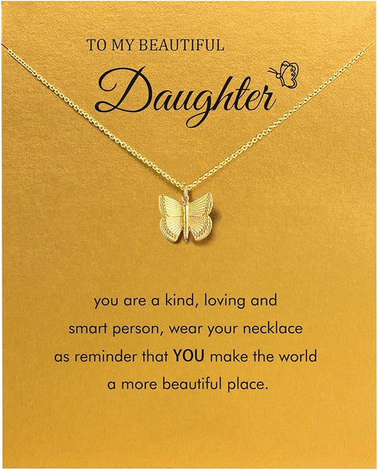 Hundred River Friendship Anchor Compass Necklace Good Luck Elephant Pendant Chain Necklace with Message Card