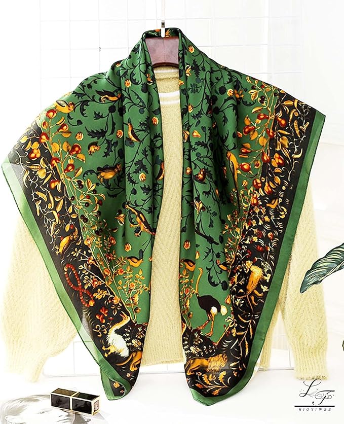 Hioyiwse Shawl Scarf For Women Lightweight Scarves Floral Pattern Formal Evening Dressesformal Shawl Summer Wraps