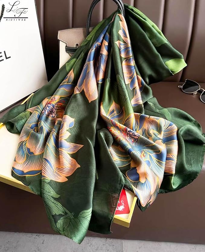 Hioyiwse Shawl Scarf For Women Lightweight Scarves Floral Pattern Formal Evening Dressesformal Shawl Summer Wraps