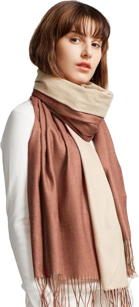 maamgic Women's Winter Scarf Soft Warm Scarf for Women Cozy Shawl Wraps for Women Lightweight Pashmina Style Wrap