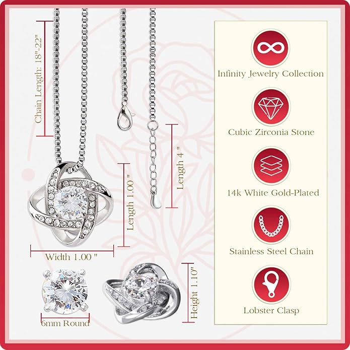 Larvincy To My Daughter Necklace From Dad With Heartfelt Message & Elegant Box, Gifts For Daughter From Father, Beautiful Jewelry Gift From Love Daddy On Graduation, Birthday, Wedding, Christmas