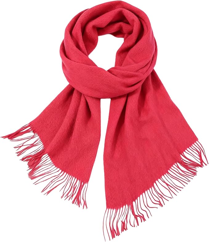 FLEESOFT Winter Wool Scarf Shawl -Thick Oversized Pashmina Shawl Wrap,Soft Warm Winter Scarves,Travel Blanket Scarf for Women