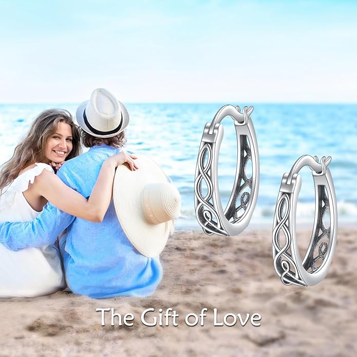 Sterling Silver Hoop Earrings Small Hoop Sun/Leaf/Triangle Huggie Earrings for Women Hypoallergenic