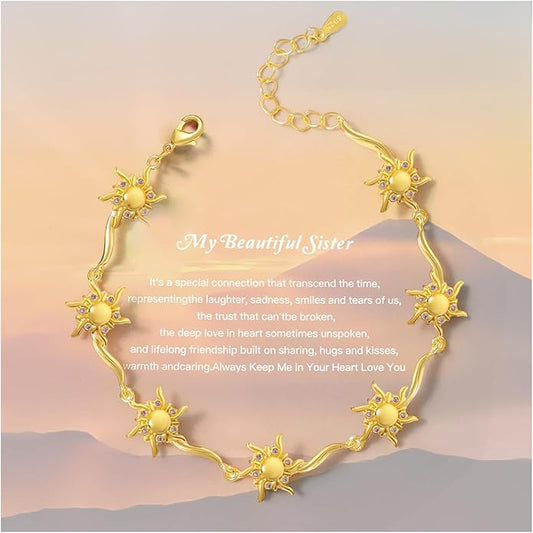 Gifts for Women, Unique Gifts Idea Princess Bracelets Birthday Gifts for Women Sister Best Friend Daughter Bestie Friendship