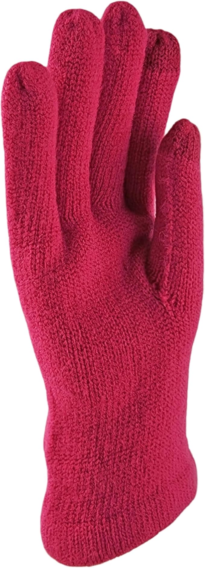 BRUCERIVER Women's Ultra Soft Knit Scarf & Glove Set Touchscreen Function Cable Design