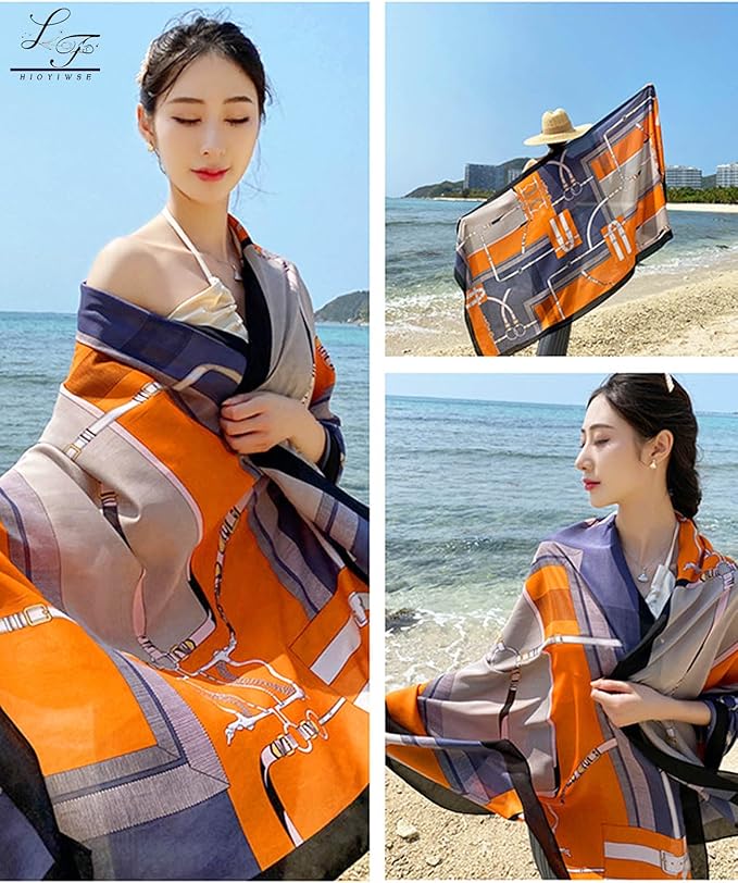 Hioyiwse Shawl Scarf For Women Lightweight Scarves Floral Pattern Formal Evening Dressesformal Shawl Summer Wraps