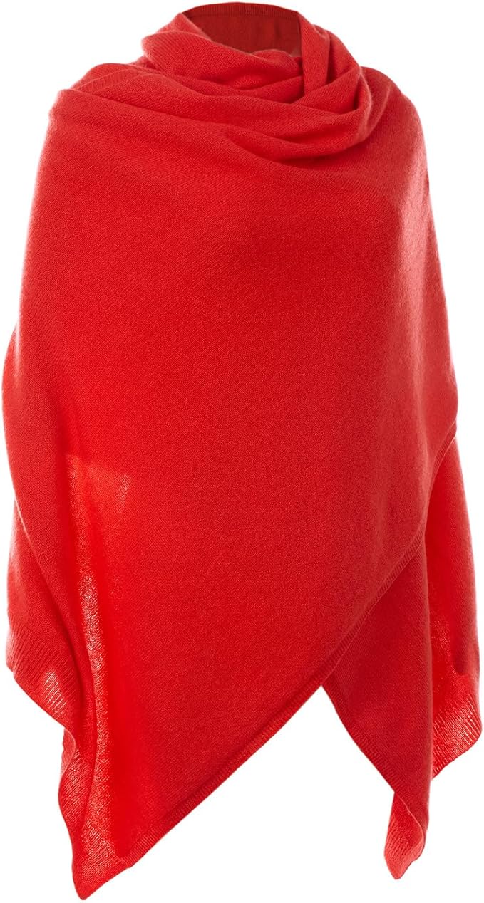 ENETIX Women's Cashmere Wool Oversized Shawl Wrap, Solid Color Pashmina Ultra Soft Stole Scarf for Women with Gift Box