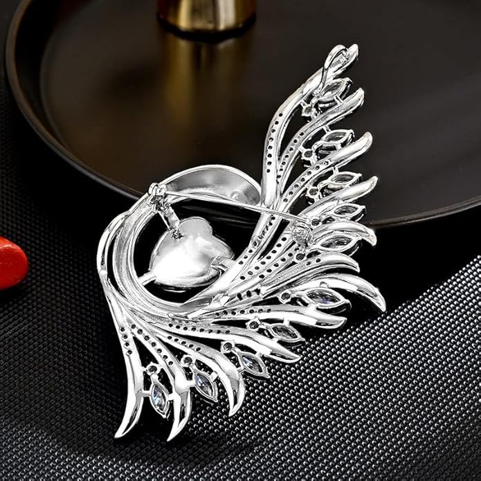 UNVAK Animal Brooches for Women Pearl Rhinestones Animal Brooch Pin Cute Animal Jewelry Gift for Wife Mom Girlfriends