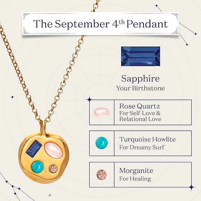 Birthdate 14k Gold Necklace for Women - 16-20in Adjustable 14 Karat Gold Chain with Lobster Clasp - Cadenas de Oro 14k Puro Para Mujer, Ladies Jewelry Birthstone