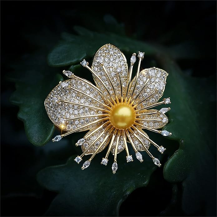 AILONMEI Brooch Pins For Women Fashion, Flower Brooches Jewelry For Women Floral Series Brooches And Pins Designer Lady's Costume