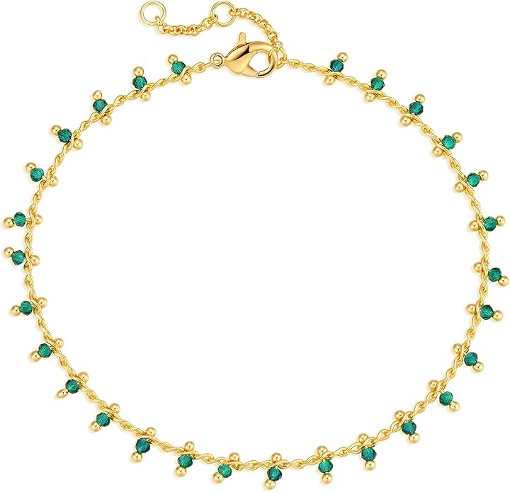 MTMY Gold Chain Bracelet for Women 14K Gold Plated Dainty Bracelets with Adjustable Chain Cute Bracelet Gold Trendy Jewelry