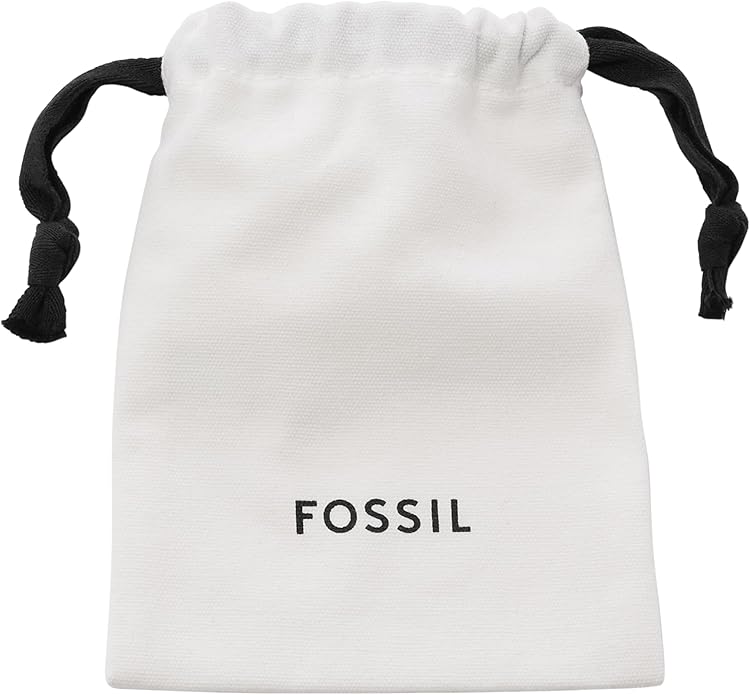 Fossil Men's Plated Stainless Steel Engravable Personalized Gift ID, Chain or Cuff Bracelet for Men